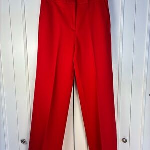Boden Hampshire Ponte Wide-leg Pants Vivid Red Women’s Trousers size 8R US